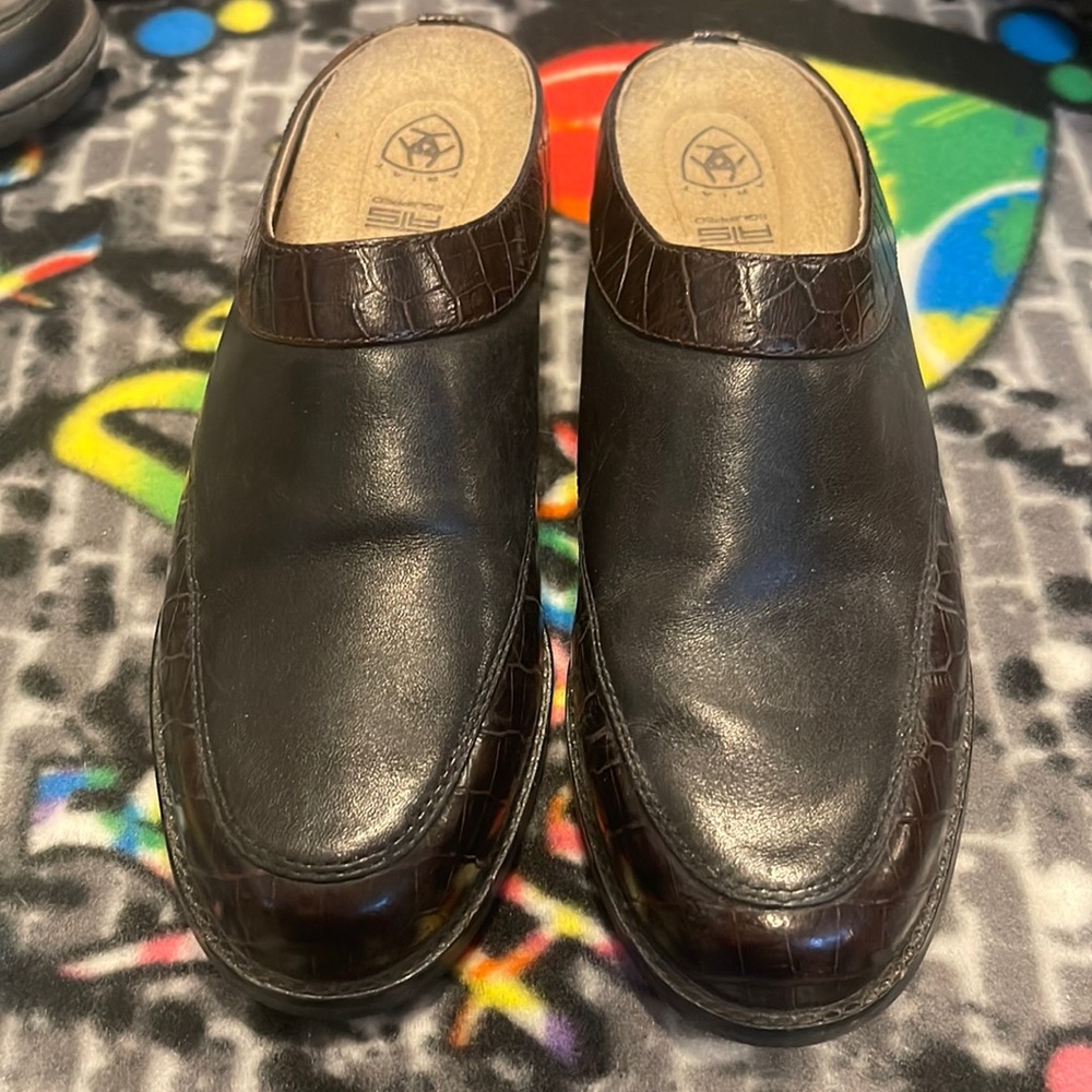 Ariat Leather 2 Tone Slides